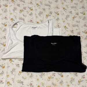 Old Navy Classic Black and White Tank bundle